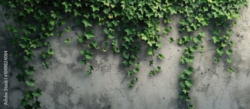 Wallpaper Mural climbing plant wall. with copy space image. Place for adding text or design Torontodigital.ca