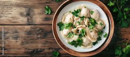 Delicious homemade meat dum...