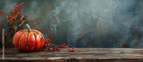 Autumn table arrangement fe...