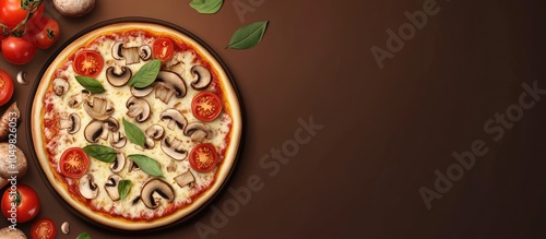 Delicious hot Italian pizza...