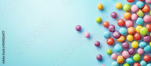 Vibrant small candies on a ...
