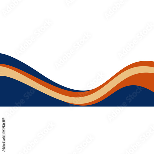 Free Download Business Wave Footer - GFXLoad