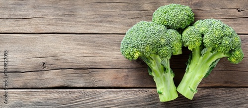 Fresh broccoli isolated on ...