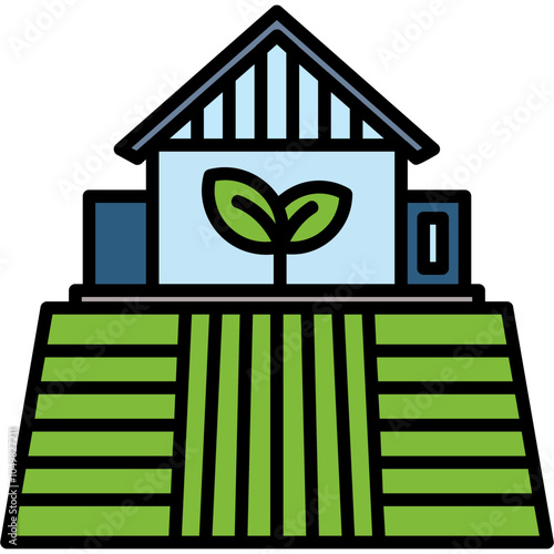 Agricultural Field Icon