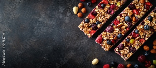 Fruit berry nut energy bars...