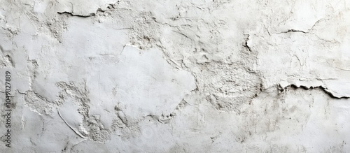 Dirty white plaster wall featuring a background texture of gray natural scratches. with copy space image. Place for adding text or design photo