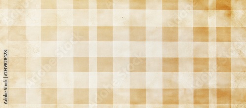 Beige checkered pattern pap...