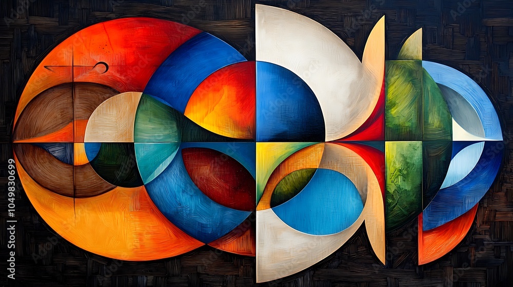 Fototapeta premium Colorful geometry