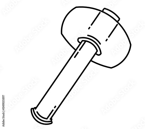 hammer isolated on white