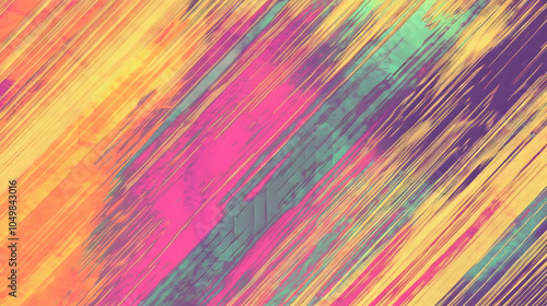 Wallpaper Mural Abstract Background with Diagonal Lines and Pastel Colors Torontodigital.ca