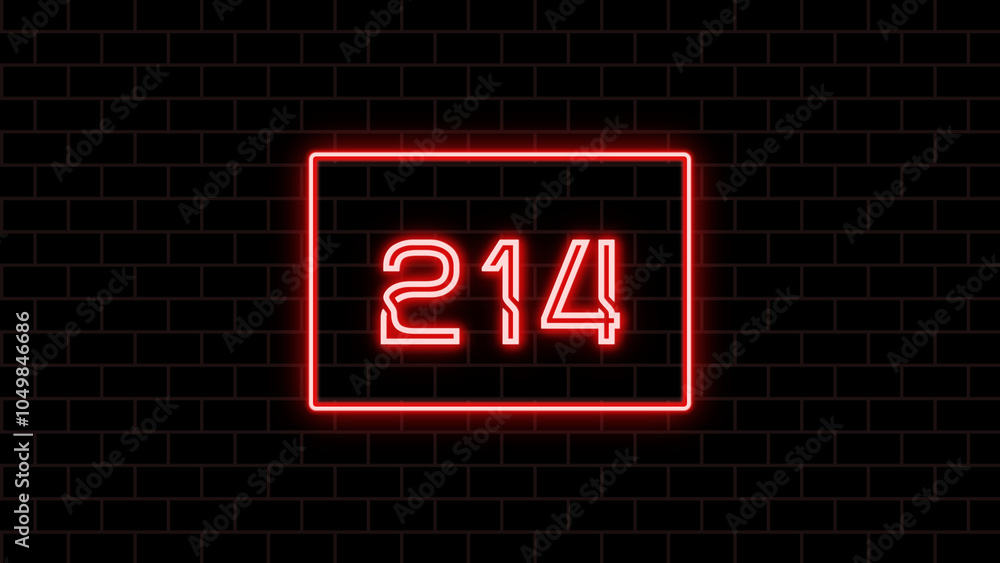 214年のネオン文字 214年のネオン文字