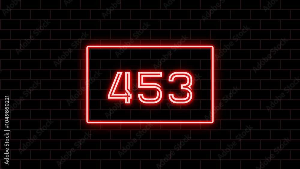 453年のネオン文字 453年のネオン文字