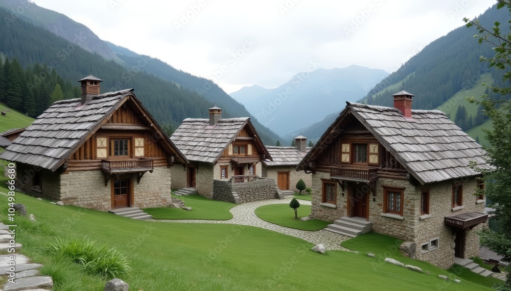 Tranquil mountain retreat with rustic charm Tranquil mountain retreat with rustic charm