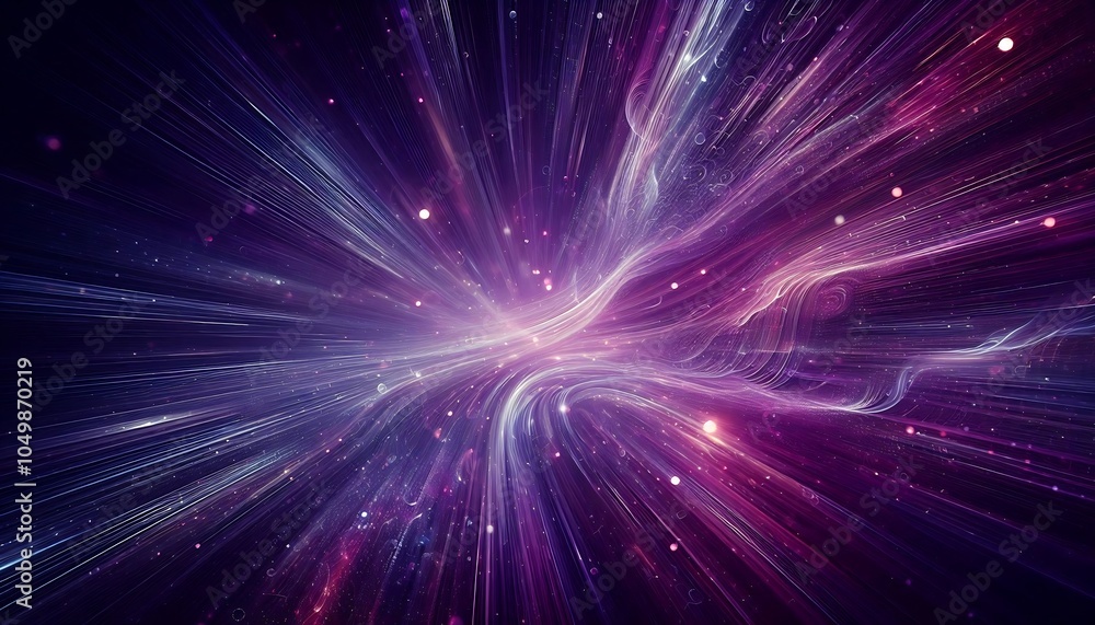 Cosmic light burst with vibrant purple and pink streaks, resembling a galactic explosion Cosmic light burst with vibrant purple and pink streaks, resembling a galactic explosion