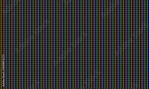 RGB pixel screen. LED display pattern with colored dots. Vector illustration.