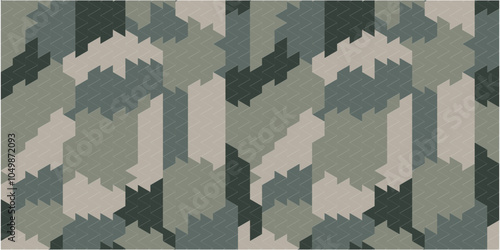 camouflage abstract illustration seamless pattern vector textile digitally generated image
