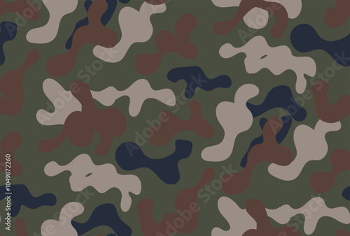 camouflage abstract illustration seamless pattern vector textile digitally generated image