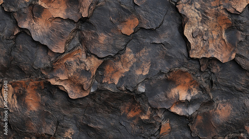 Realistic bark texture showcasing natural patterns and earthy tones suitable for backgrounds or design elements