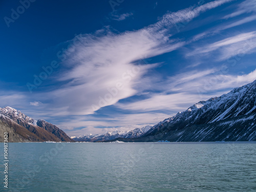 View Across Lake Tasman Mount Cook National Park