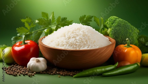 yummy tadeonal food with plain background photo