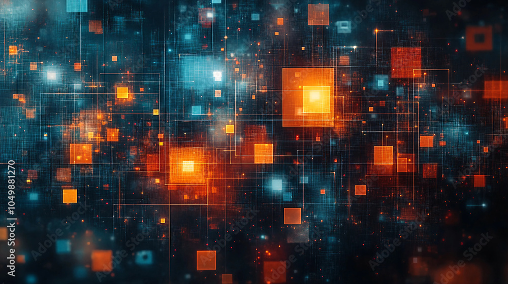 abstract background with squares abstract background with squares