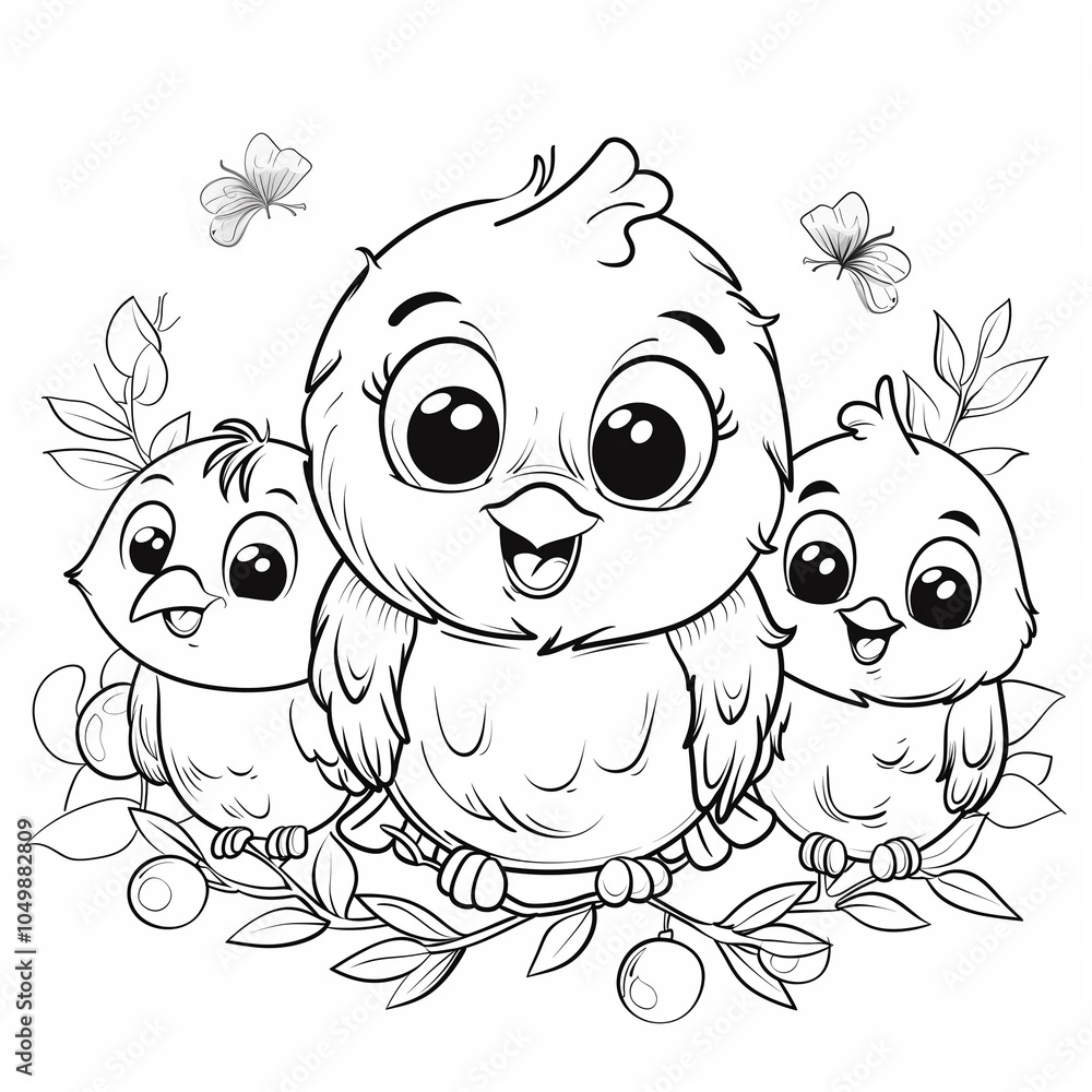 birds coloring page birds coloring page