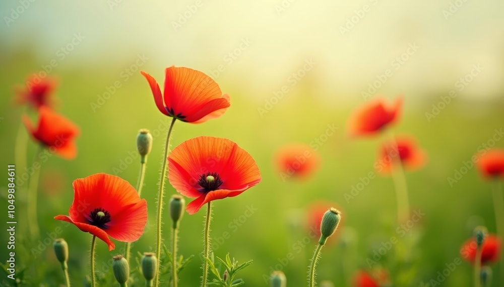 Fototapeta premium Blooming beauty in a field of dreams