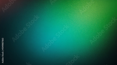 Green and blue background with a blurry image of a person