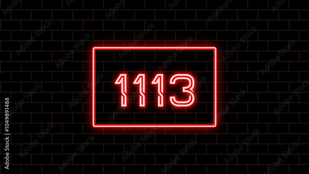 1113年のネオン文字 1113年のネオン文字