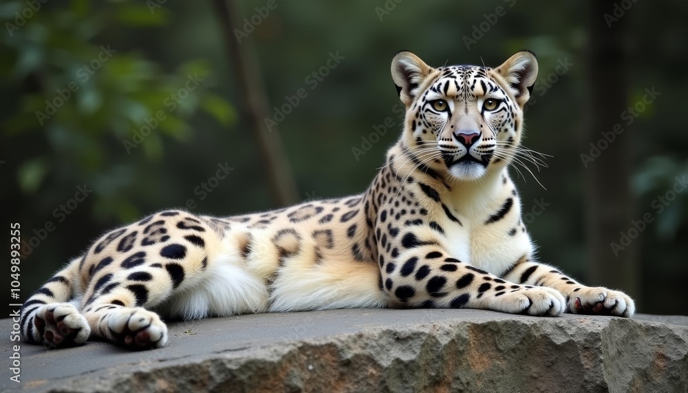 Naklejka premium Wild beauty in the heart of the jungle