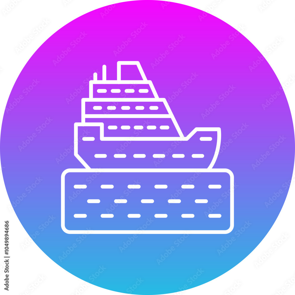 Naklejka premium Cruise Icon