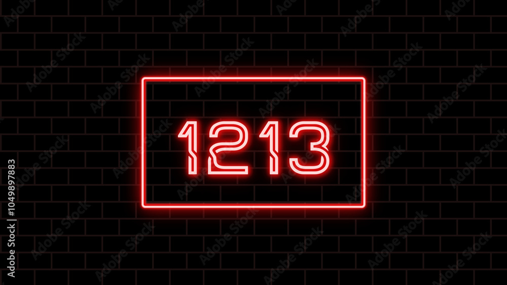 1213年のネオン文字 1213年のネオン文字