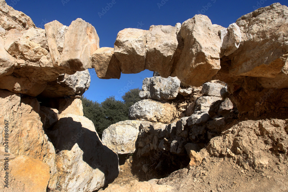 Remains of an ancient church building at the site of Khirbet al-Deir, west of the Jordanian capital, Amman. Remains of an ancient church building at the site of Khirbet al-Deir, west of the Jordanian capital, Amman.