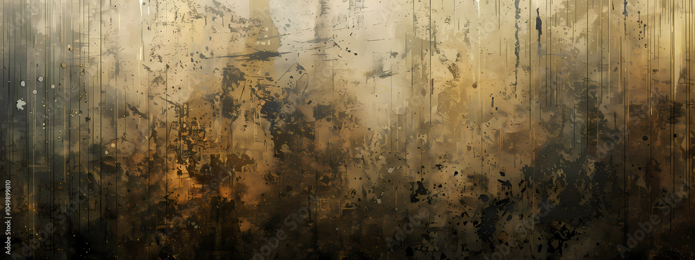 Obraz premium Abstract art with earthy tones creates a textured, moody atmosphere, perfect for backgrounds or artistic inspiration.