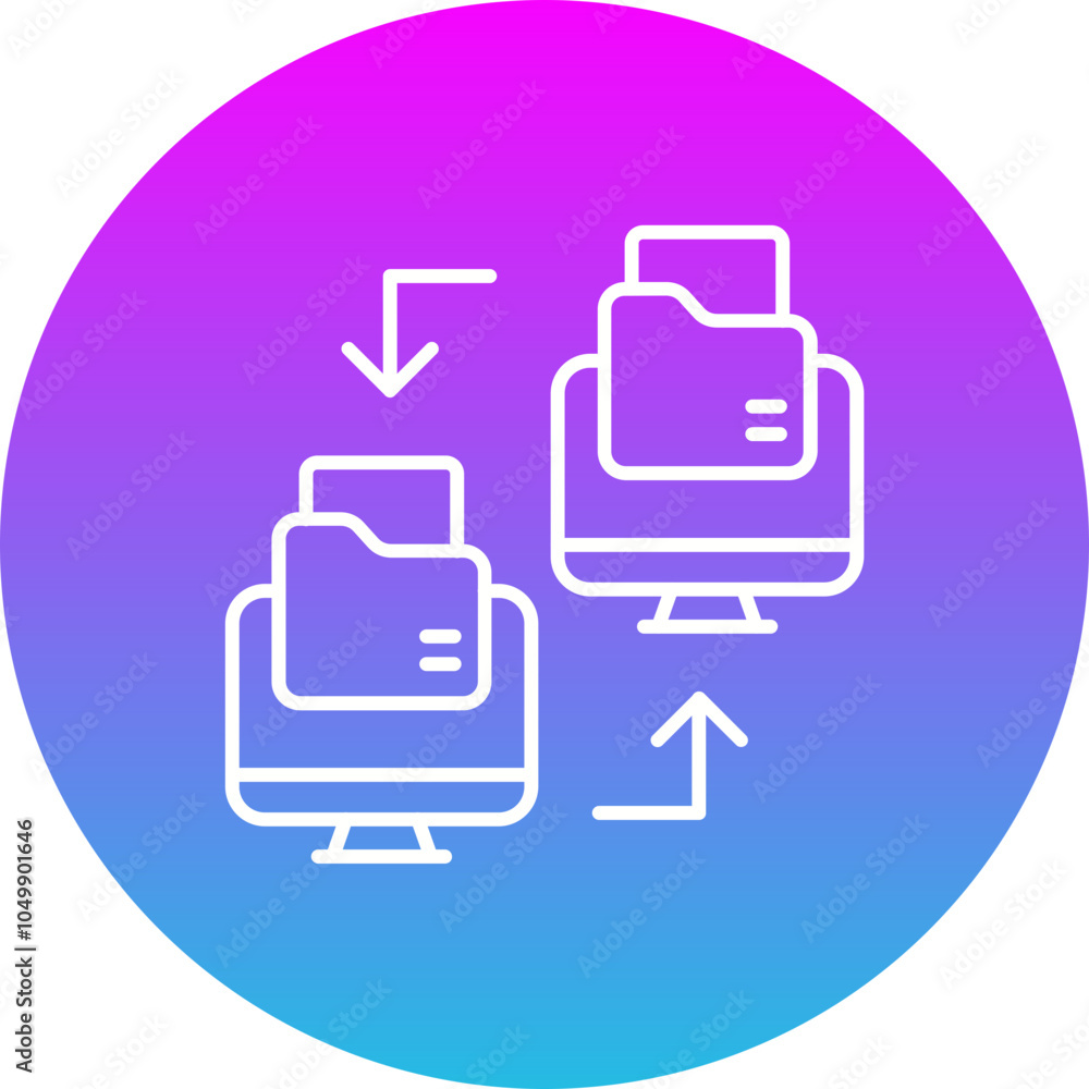 Folder Sharing Icon Folder Sharing Icon