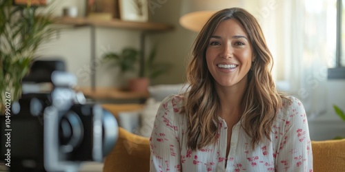 A client recording a video testimonial about their experience with a service provider, emphasizing authenticity