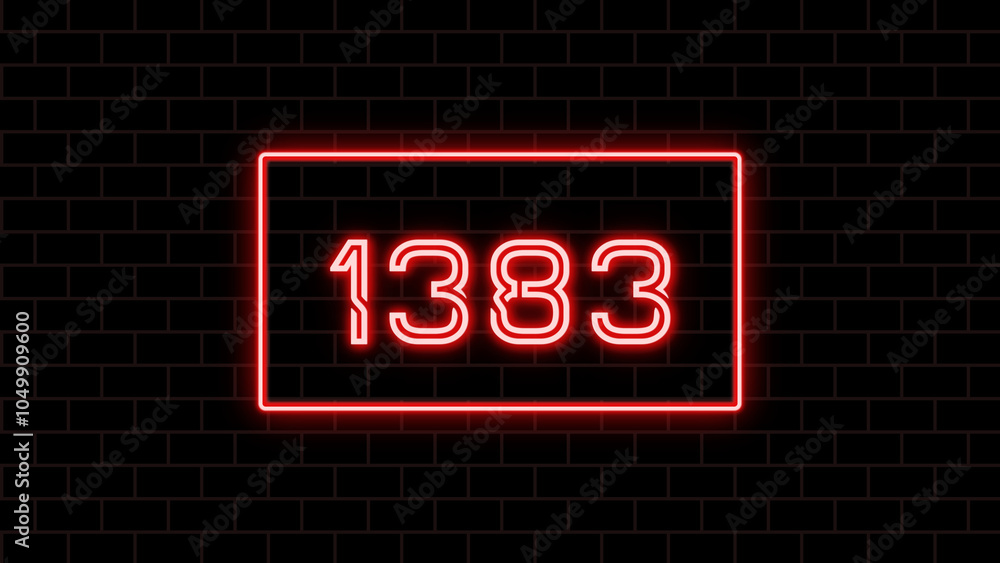 1383年のネオン文字 1383年のネオン文字