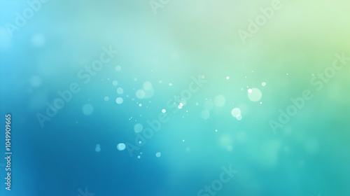 Abstract Blue and Green Bokeh Background, lights, blur, soft, gentle, dreamy