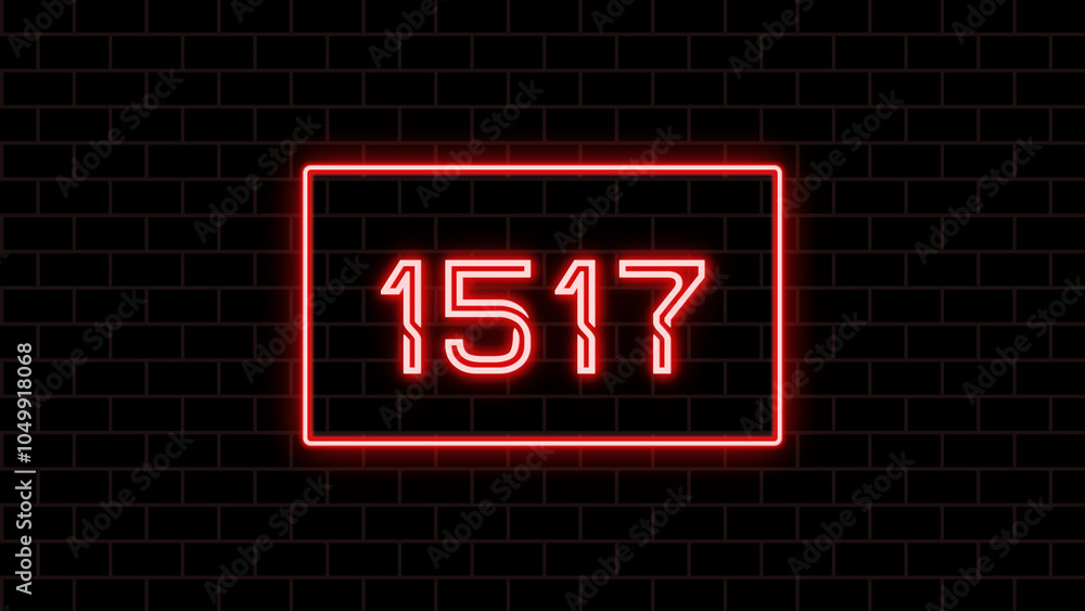 1517年のネオン文字 1517年のネオン文字