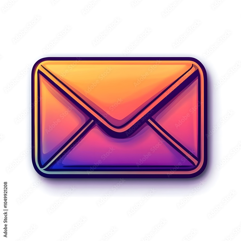 Gradient Digital Mail Message Letter icon Logo Symbol Gradient Digital Mail Message Letter icon Logo Symbol