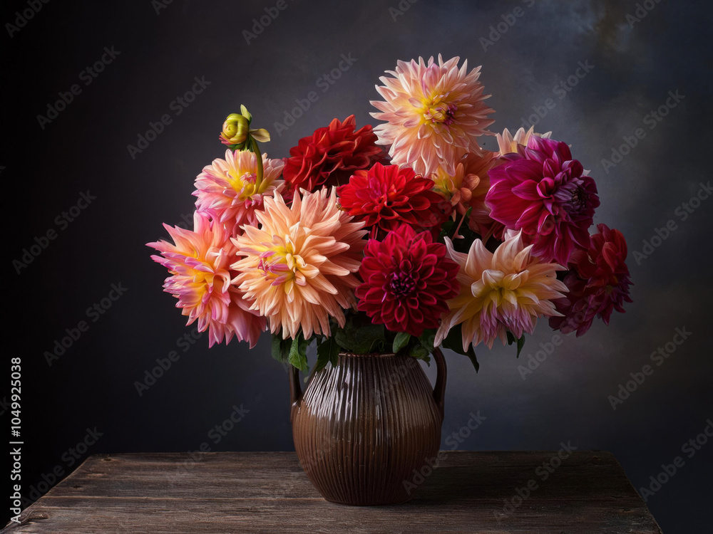 still life of flowers