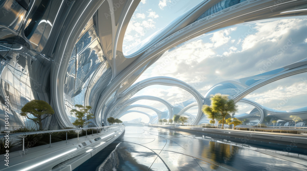 Fototapeta premium surreal future city