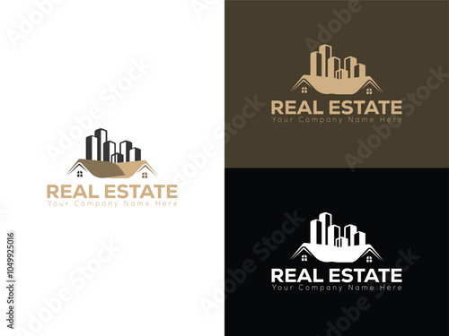 Real Estate Vector Construction and Architecture Buliding Logo