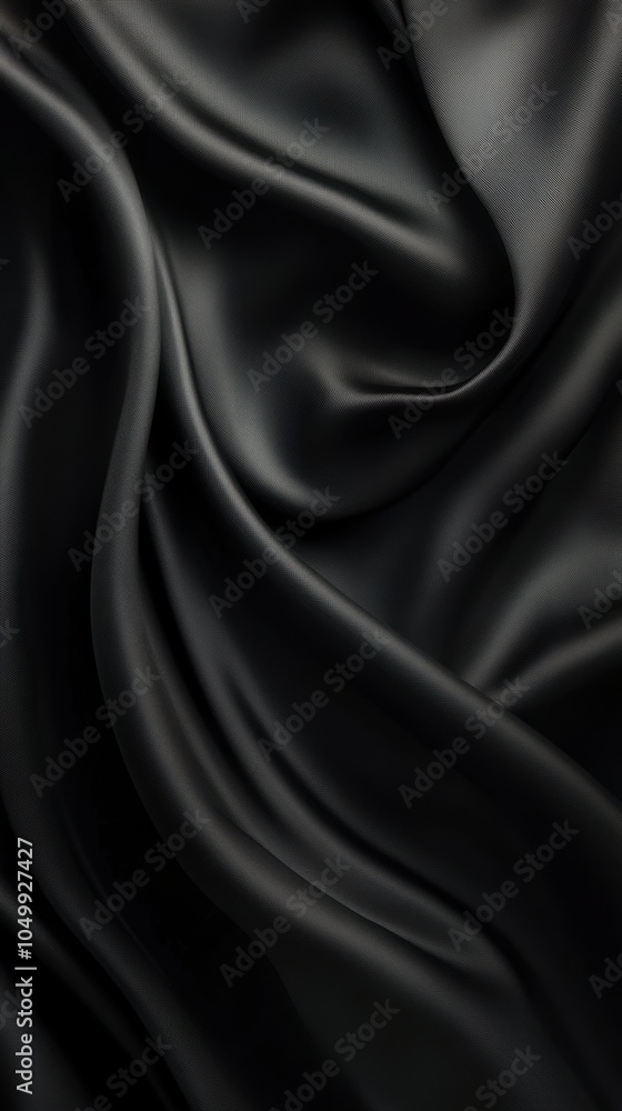 Obraz premium Modern black texture with soft gradients, ideal for sleek presentations