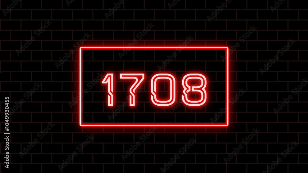 1708年のネオン文字 1708年のネオン文字