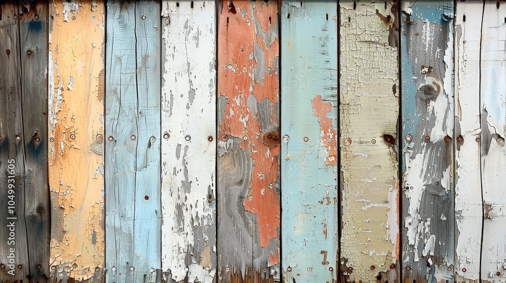 Textured wood panel with paint, chipped and rustic, earthy tones. Textured wood panel with paint, chipped and rustic, earthy tones.