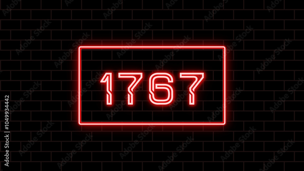 1767年のネオン文字 1767年のネオン文字