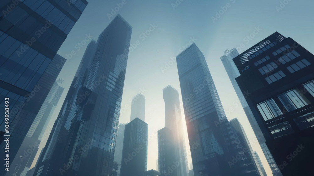 Fototapeta premium futuristic city