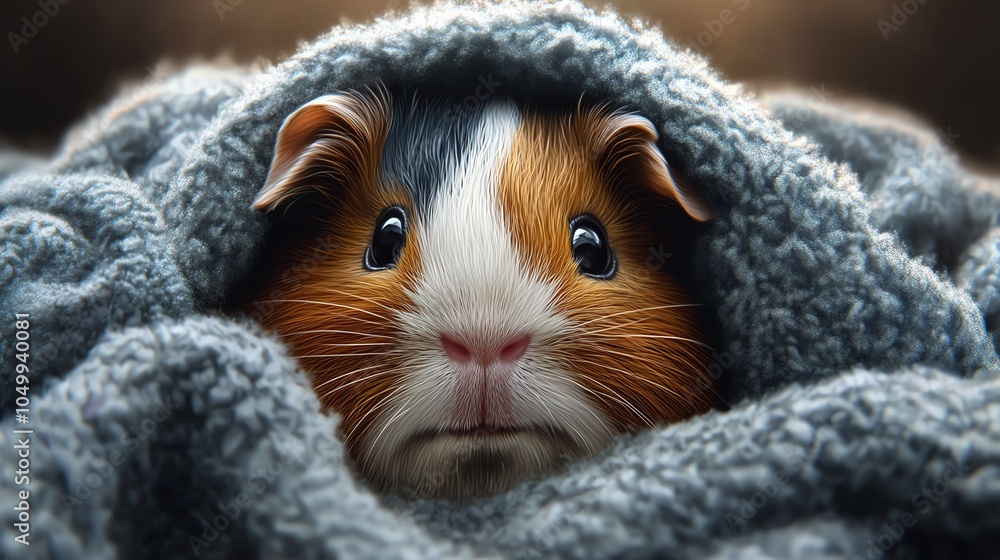 Design a close-up portrait of a curious Design a close-up portrait of a curious