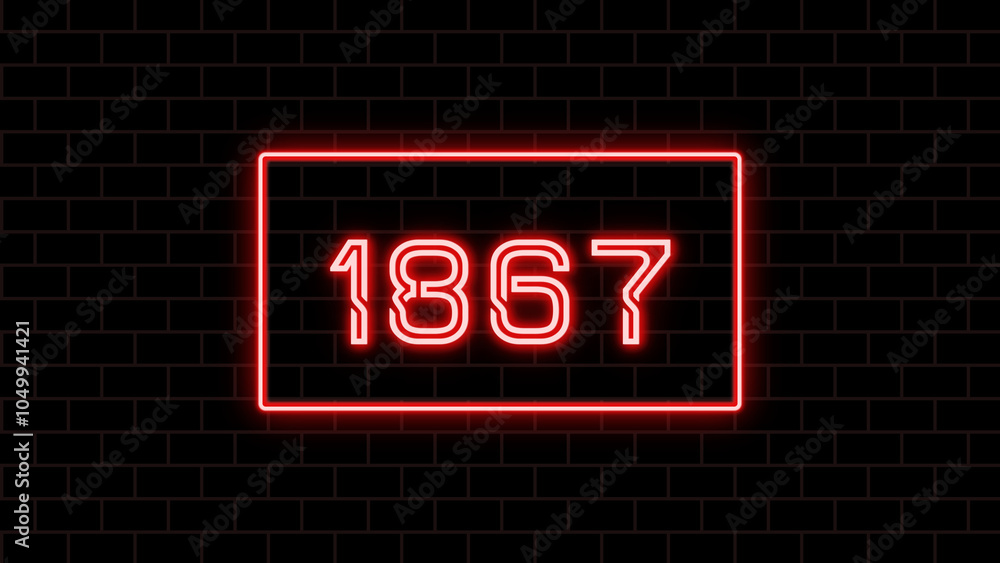 1867年のネオン文字 1867年のネオン文字